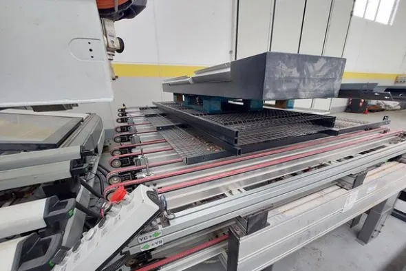 1#6475 Multicentro di lavoro CNC Biesse Uniline 3200