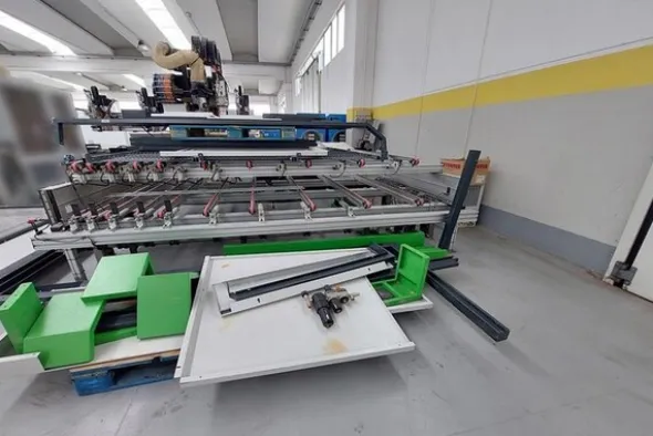 1#6475 Multicentro di lavoro CNC Biesse Uniline 3200