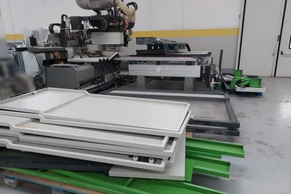 1#6475 Multicentro di lavoro CNC Biesse Uniline 3200