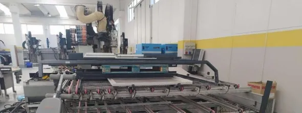 1#6475 Multicentro di lavoro CNC Biesse Uniline 3200