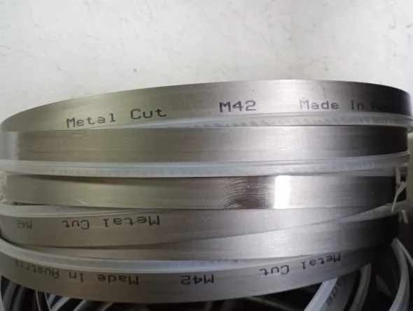 Nastri bimetaliche per sega a nastro continue