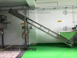1#10073 Nastri trasportatori e lavatrice olive