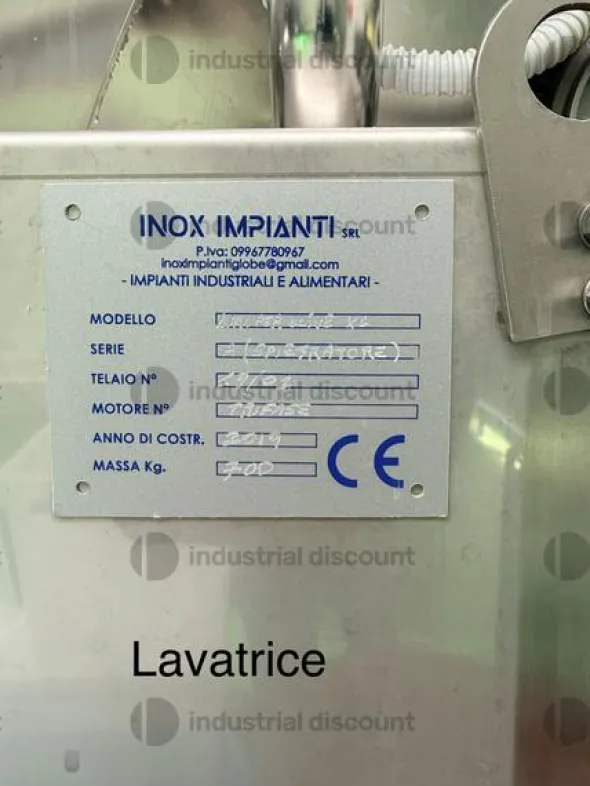 1#10073 Nastri trasportatori e lavatrice olive
