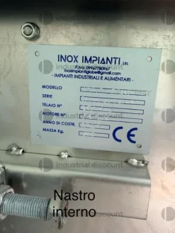 1#10073 Nastri trasportatori e lavatrice olive