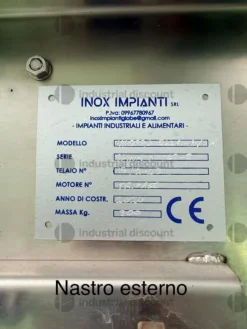 1#10073 Nastri trasportatori e lavatrice olive