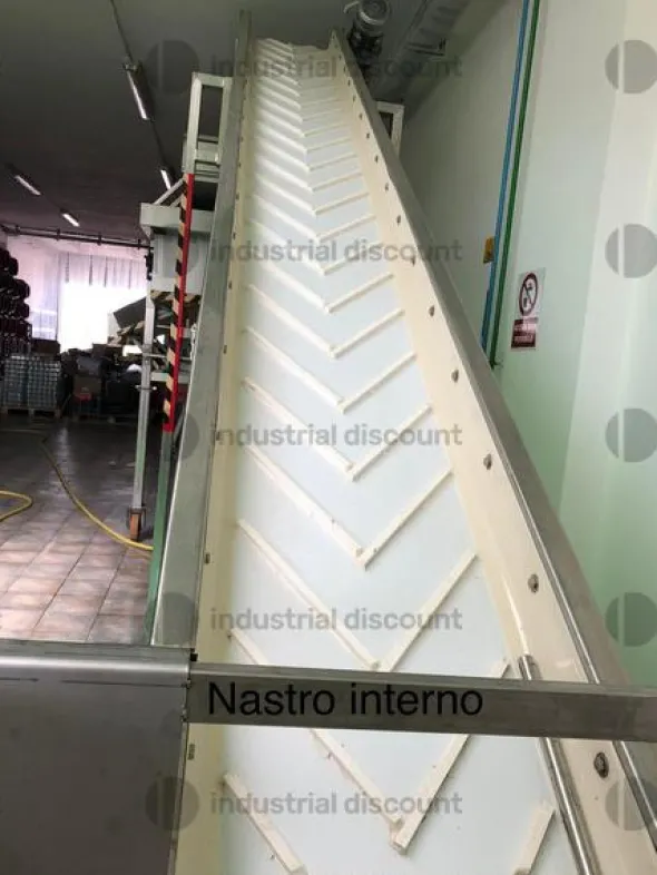 1#10073 Nastri trasportatori e lavatrice olive