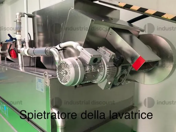 1#10073 Nastri trasportatori e lavatrice olive