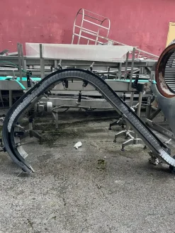 Nastri trasporto per vasetti a curva 180°