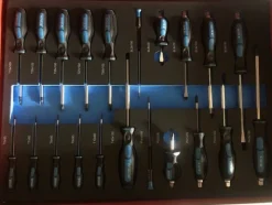 94#5814 N° 1 carrello porta utensili Germany Tools Professional completi di utensili