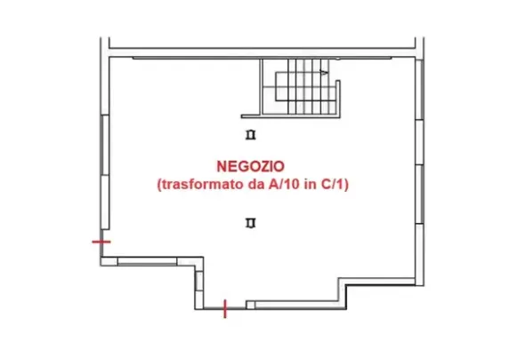 #15567 Negozio e magazzino interrato in centro storico