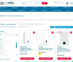 Negozio on-line E-COMMERCE caldaie condizionatori