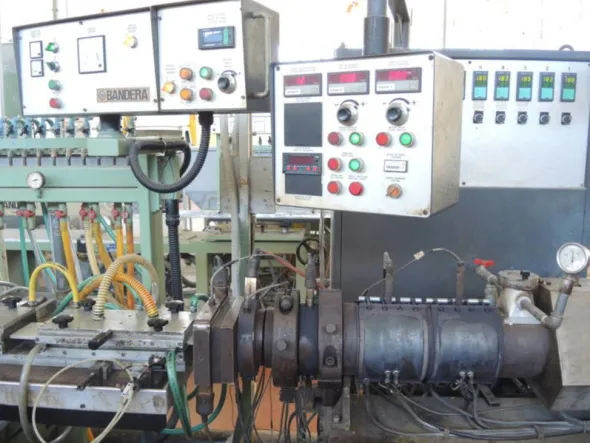 n.3 Linee Estrusione profili PVC (complete)