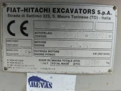 24#6400 Pala Cingolata Fiat Hitachi FL145