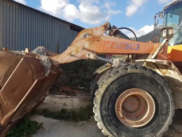 9#4036 Pala gommata Fiat Allis