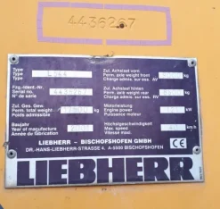 Pala gommata Liebherr L 544, anno 2001