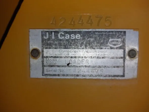 4#8034 Pala meccanica Case Loader