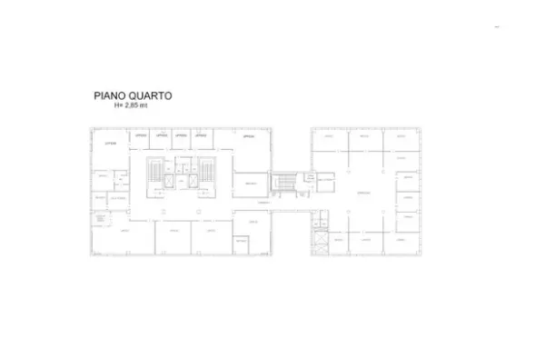 #25752 Palazzina direzionale multipiano con parcheggi, servizi accessorie corte