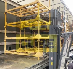 Pallet porta barre montanti liberi