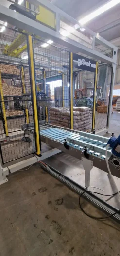 Pallettizzatore con avvolgitore di pallet NUOVO