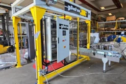 Pallettizzatore con avvolgitore di pallet NUOVO