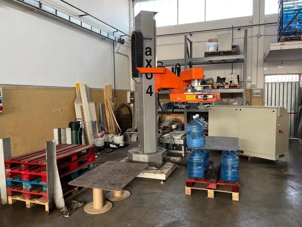 PAL48 Pallettizzatore usato KEBER AXO4 700 bph