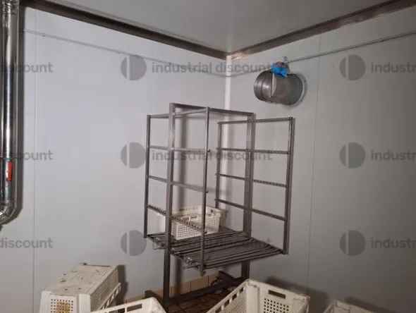 20#9389 Pannelli isolanti celle e sale lavorazione stagionatura asciugatura in lamiera zinco plastificata