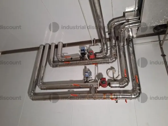 20#9389 Pannelli isolanti celle e sale lavorazione stagionatura asciugatura in lamiera zinco plastificata