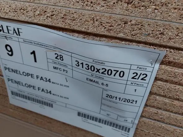 53#8616 Pannelli laminati di varie tipologie e dimensioni