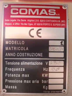 3#8565 Pantografo fresa a controllo numerico COMAS