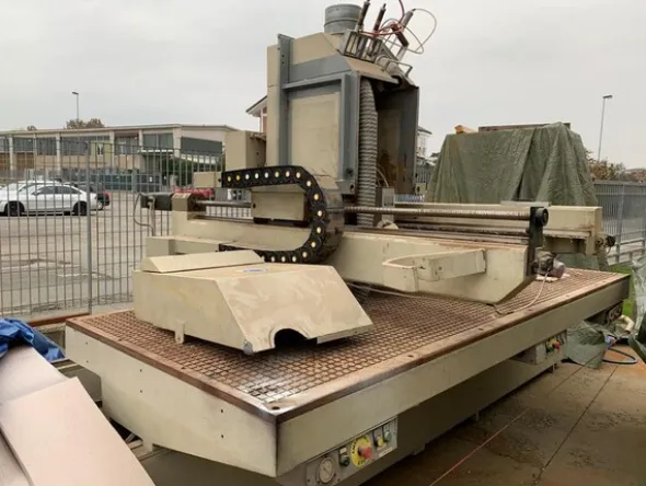 3#5723 Pantografo legno elettronico Saom 30