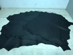 12#2342 Pellame incrociato crust Nigeria di colore nero