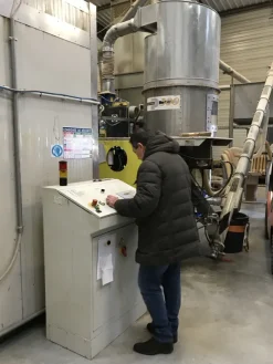 Pellettatrice oleodinamica 45 kW 500 kg/ora di pellet