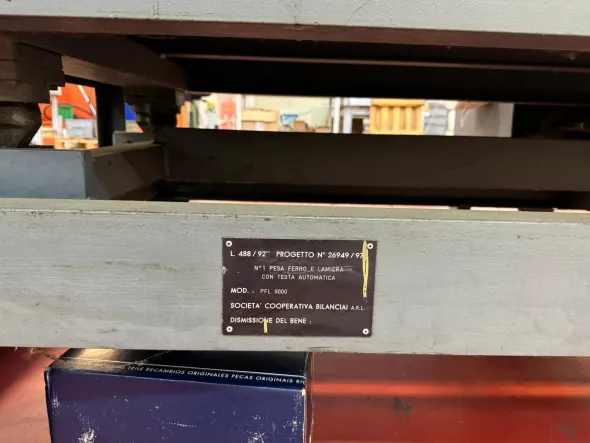 Pesa industriale 6000 kg profilati