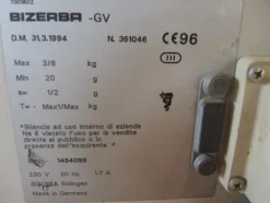 8#4084 Pesoprezzatrice Bizerba GV