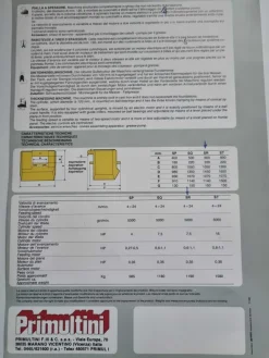 Pialla a spessore - PRIMULTINI SR 600
