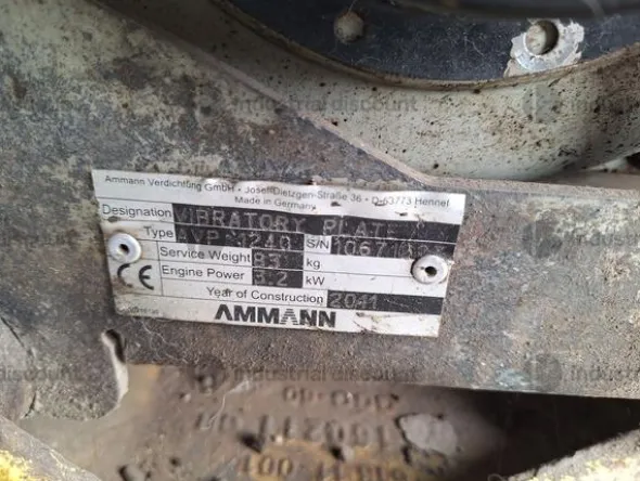 3#9403 Piastra vibrante per asfalto AMMANN