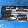 1#5218 Piattaforma aerea UprightMX19