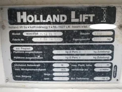 7#5701 Piattaforma elettrica Holland Lift