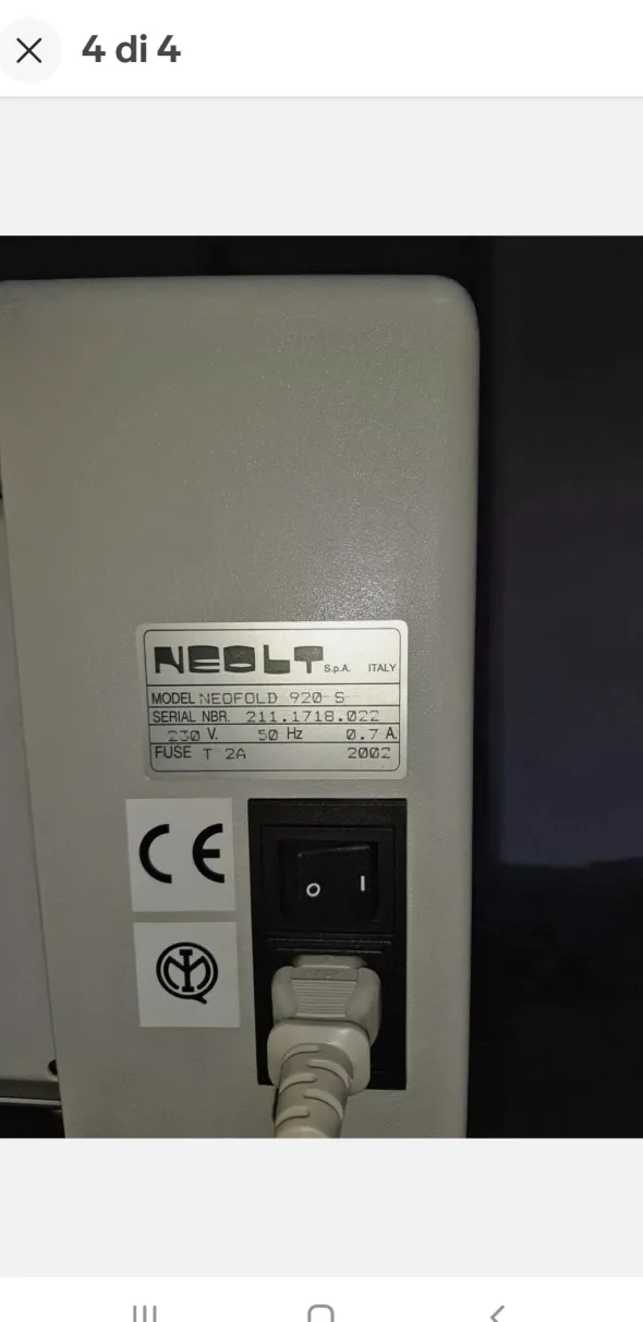 Piegatrice A0 Neolt
