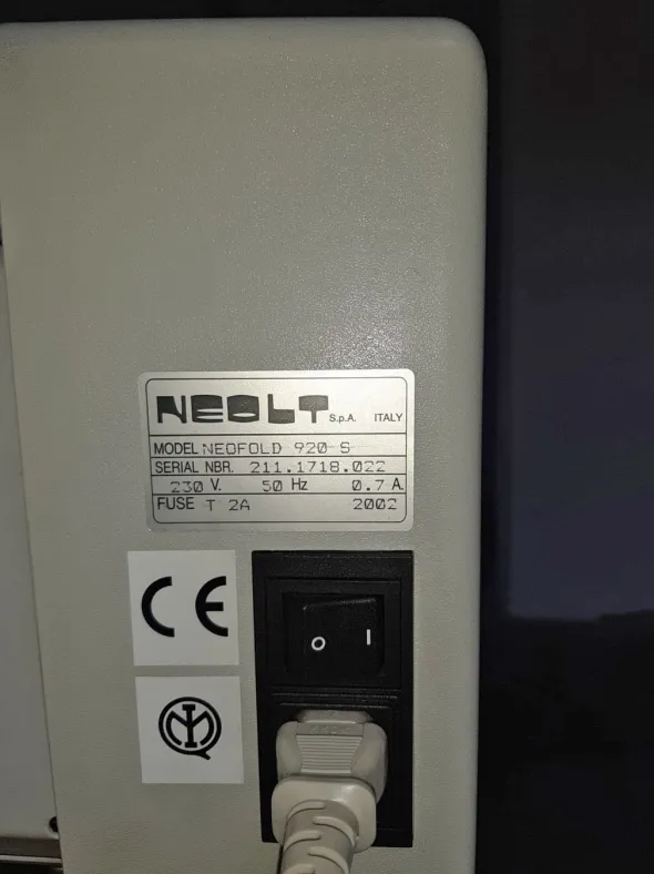 PIEGATRICE A0 NEOLT modello NEOFOLD 920S