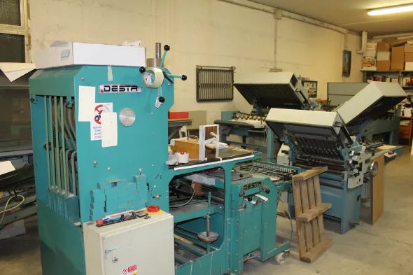 Piegatrice MBO T79 4/4/2+calandra Desta