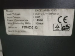 Plastificatrice Excelam II 355Q