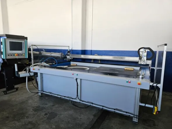 1#8357 Plotter da incollaggio Tappeto pressatore M.A.S. Lambertoni