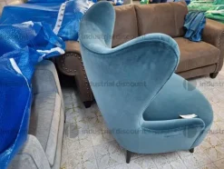 35#9482 Poltrona velluto Roche Bobois