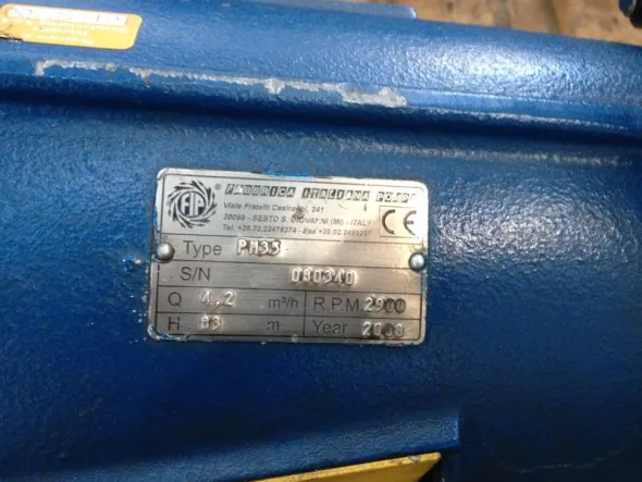 POMPA CENTRIFUGA FABBRICA ITALIANA POMPE – PM35(POM-35)
