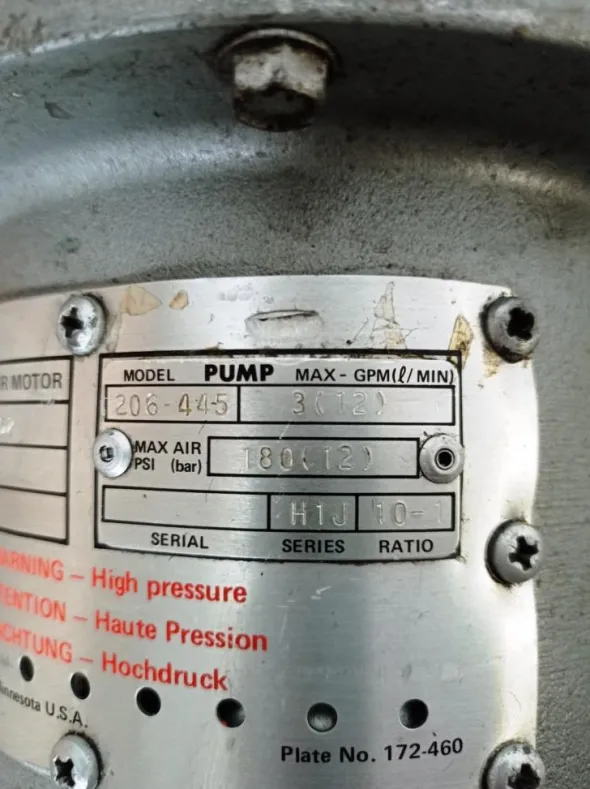 POMPA PER FUSTI – GRACO – MOD. HYDRA CLEAN (POM-126)