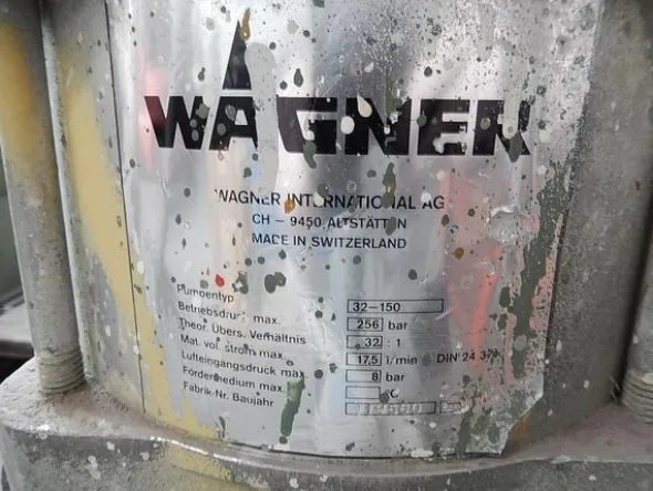 17#4246 Pompa per verniciatura industriale Wagner 32 150