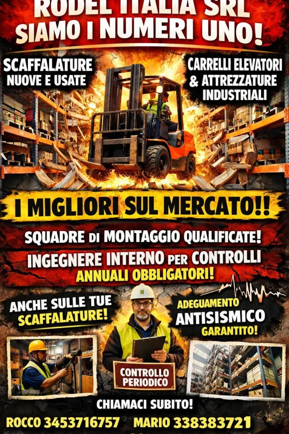 Porta pallet usato