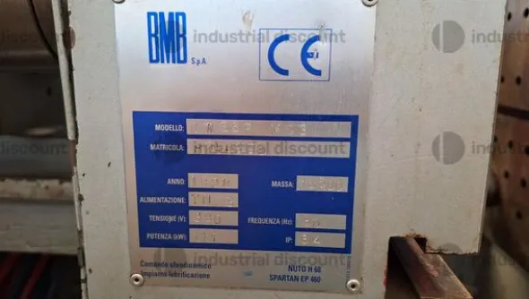 2#9600 Pressa a iniezione BMB 2200/25PI