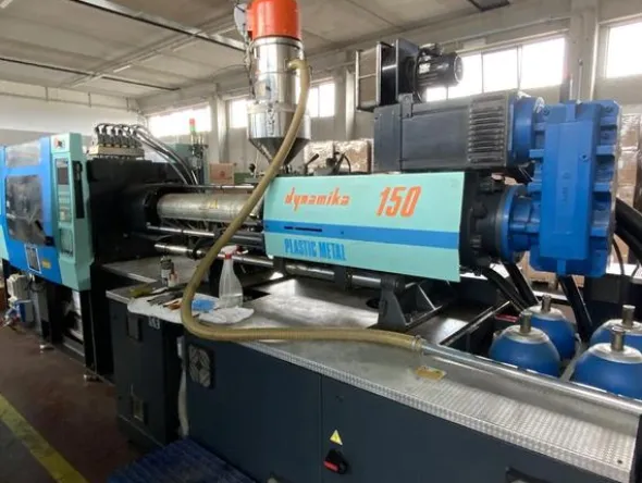 1#8636 Pressa a Iniezione per termoplastici NPM Dynamic 150 con accessori